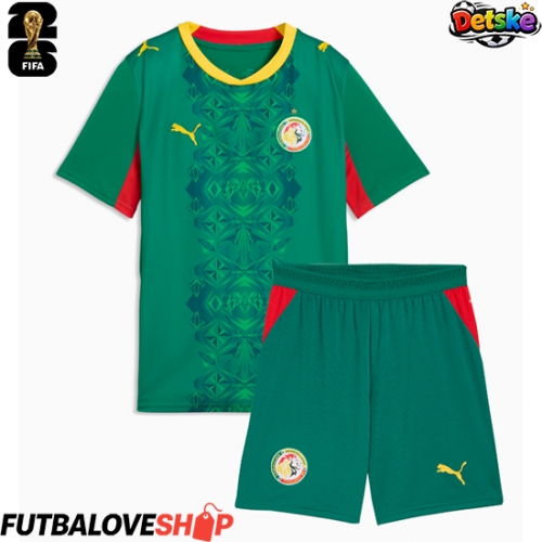Dres Senegal Preč pre deti MS 2026 Krátky Rukáv (+ trenírky)